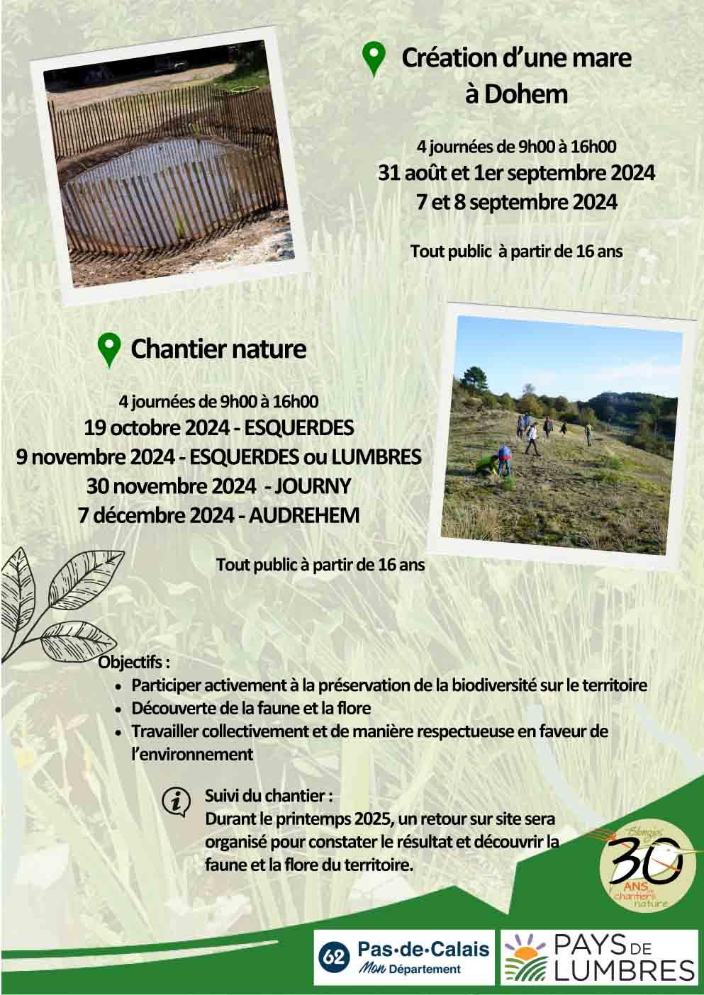 Flyer pic nature mare et chantier nature 2024 vf 2