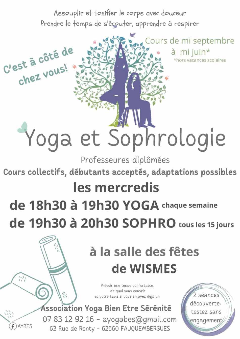 Yoga et sophro wismes 2024